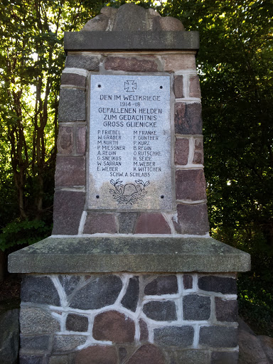 Weltkriegsdenkmal Groß Glienicke