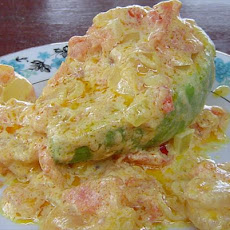 Hot Shrimp Avocado Halves