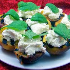 Succulent Grilled Peaches with Honey Chevre