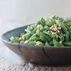 Green Beans with Lemon and Pine Nuts