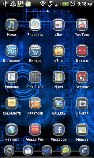 THEME - Blue Grunge