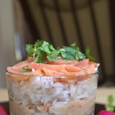 Radish, scallions & coconut Sambar