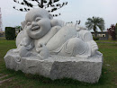 Maitreya with Rat Statue