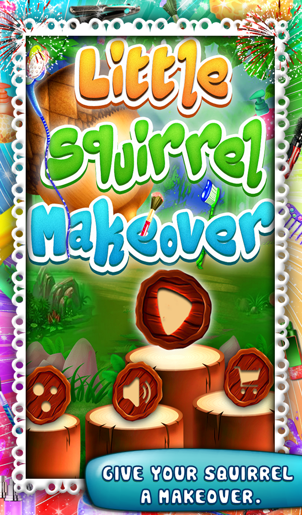 Android application Little Squirrel Makeover screenshort