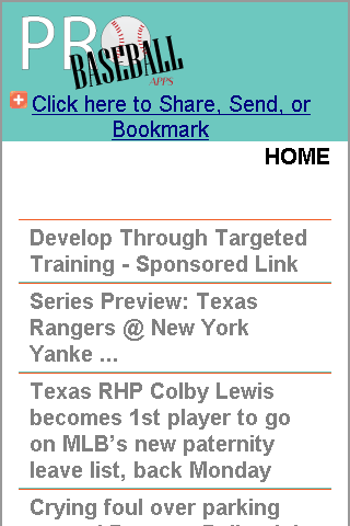 Texas Pro Baseball News