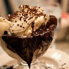 Coffee Ice Cream and Mexican Chocolate Sundaes with Cinnamon-Sugar Tortilla Crisps