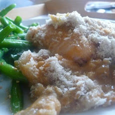 Baked Fish With Lemon Mushroom Sauce