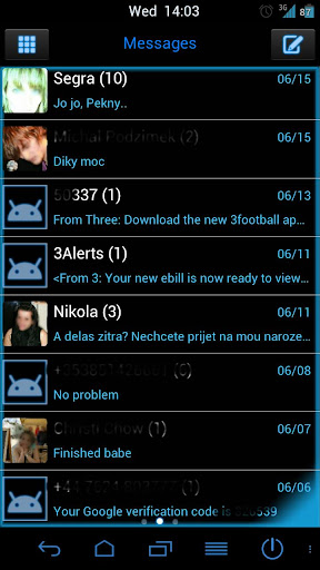 Go SMS Pro BB Premium theme