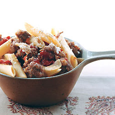 Penne with Sausage and Tomato Sauce