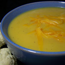 Cauliflower-Cheddar Soup