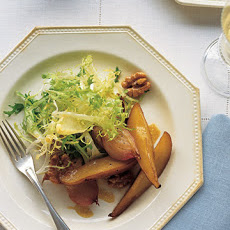Roasted Pear and Shallot Salad With Sherry-Dijon Vinaigrette