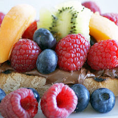 Nutella Bruschetta with Fresh Fruit