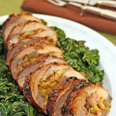 Fennel-Stuffed Pork Loin with Miso-Marmalade Glaze