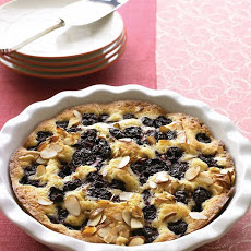 Warm Almond-Cherry Cake