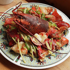 Cantonese-Style Lobster with Ginger and Scallions