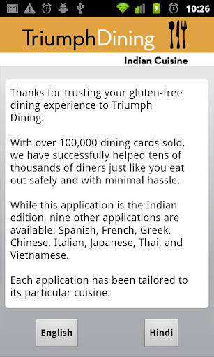 Gluten Free Indian