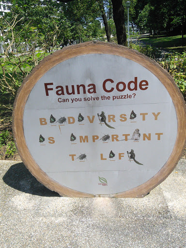 Fauna Code Sign Statue