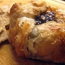 Pastry-Wrapped Brie with Raspberries