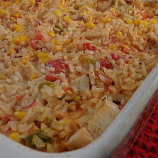 Creamy Santa Fe Chicken and Rice