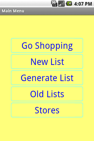 Simple Shopping List