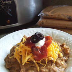 Crock Pot Fat Free Refried Beans for the Freezer - OAMC
