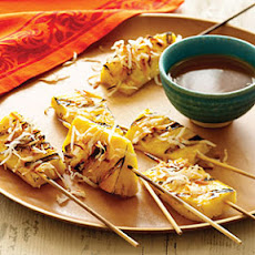 Pineapple Satays with Coconut Caramel