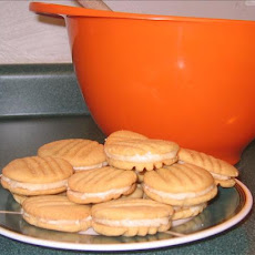 Caramel Cream Sandwich Cookies