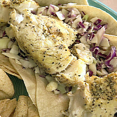 Tacos de Mero: Halibut Tacos