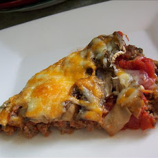 No Dough Meat Crust Pizza for the Low Carb Dieter