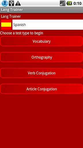 Lang Trainer Demo - Spanish
