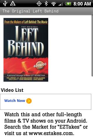 The Original Left Behind Movie