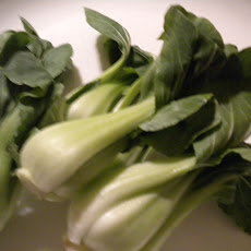 Cornish Hens on Bok Choy Pilaf