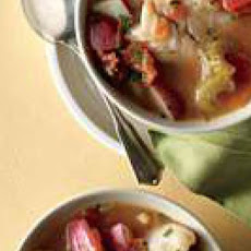 Manhattan-Style Cod Chowder