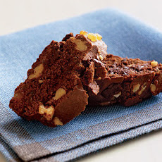 Double Dark-Chocolate and Ginger Biscotti
