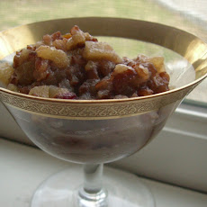 Bhutanese Red Rice and Apple Compote