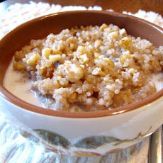 Maple Walnut Hot Cereal With Quinoa
