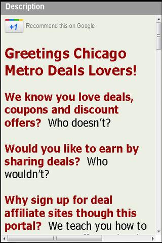 Deals Chicago Earn RewardsCash