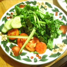 Grilled Chicken Salad With Zucchini & Mushrooms