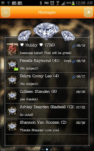 GO SMS - Cheetah Diamonds 3