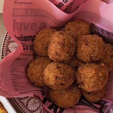 Pomegranate Fontina Rice Balls