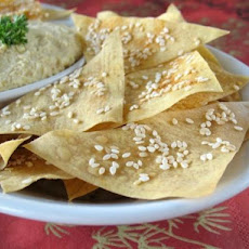 Sesame Wonton Wedges