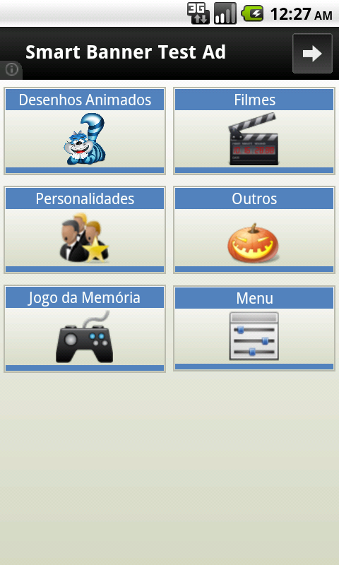 Android application Risadas Clássicas screenshort