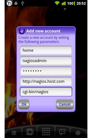 uNagi Nagios client on android