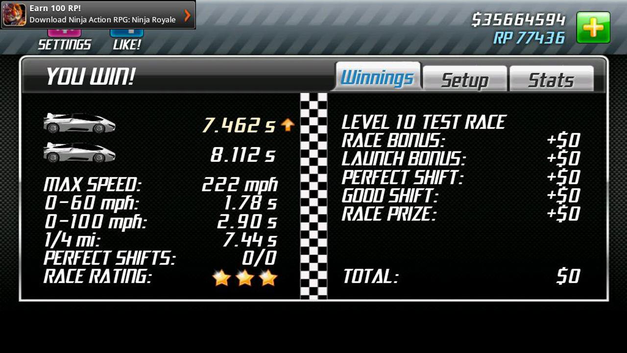    Drag Racing Pro Setups- screenshot  