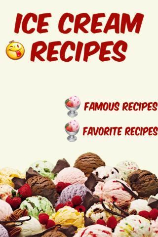 Ice Cream Recipes