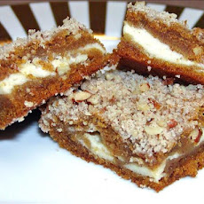 Pumpkin Cheese Praline Bars