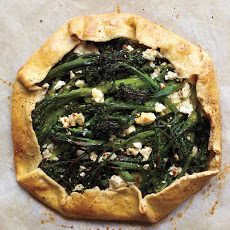Broccolini and Feta Galette