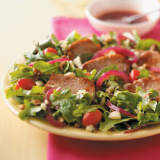 Warm Pork and Raspberry Salad Recipe