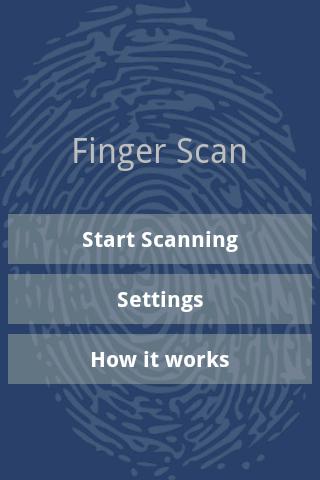 Who are you - Finger Scan