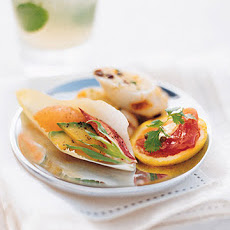 Tuna Carpaccio on Orange Slices